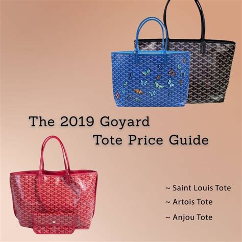 how much does a goyard tote cost|Goyard artois pm price 2024.